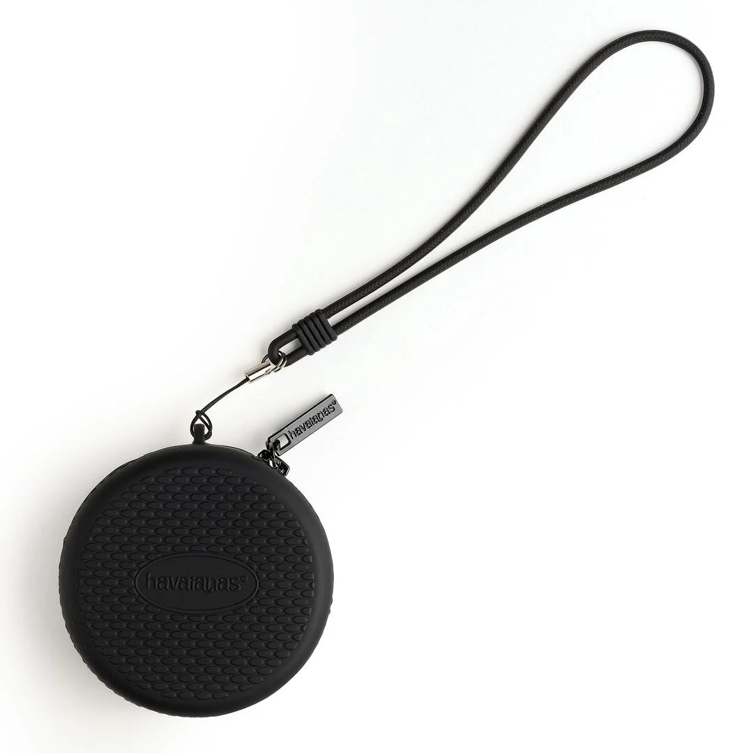 Porta Fone de Ouvido Havaianas Logo Preto