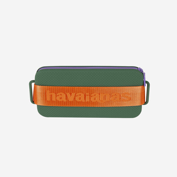 Bolsa de Cintura Easy Belt Havaianas Verde e Laranja