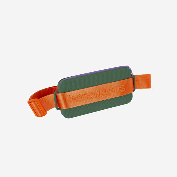 Bolsa de Cintura Easy Belt Havaianas Verde e Laranja