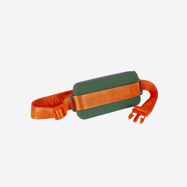 Bolsa de Cintura Easy Belt Havaianas Verde e Laranja