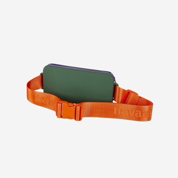 Bolsa de Cintura Easy Belt Havaianas Verde e Laranja