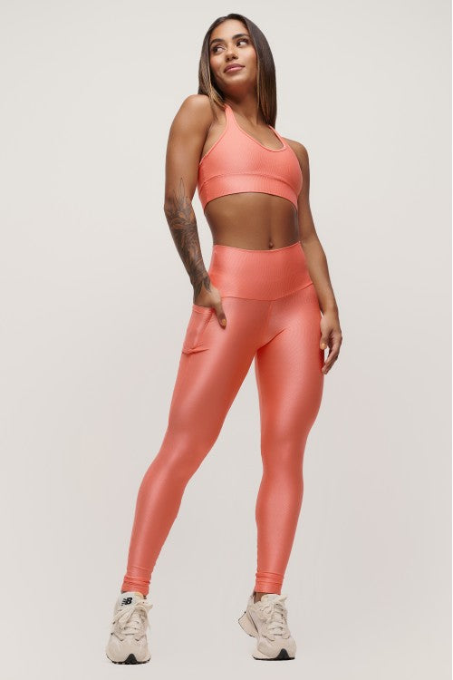 Legging com Bolso Coral - Essence