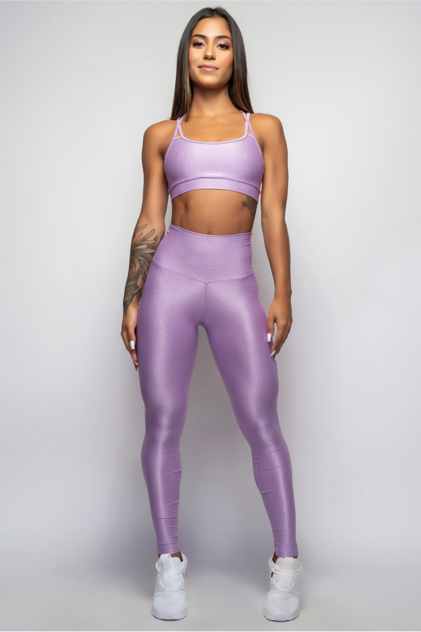 Legging com Cintura Alta Lilás - Essence