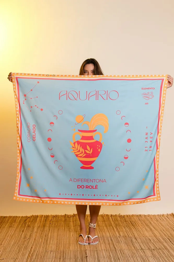 Pareo Signo Aquário