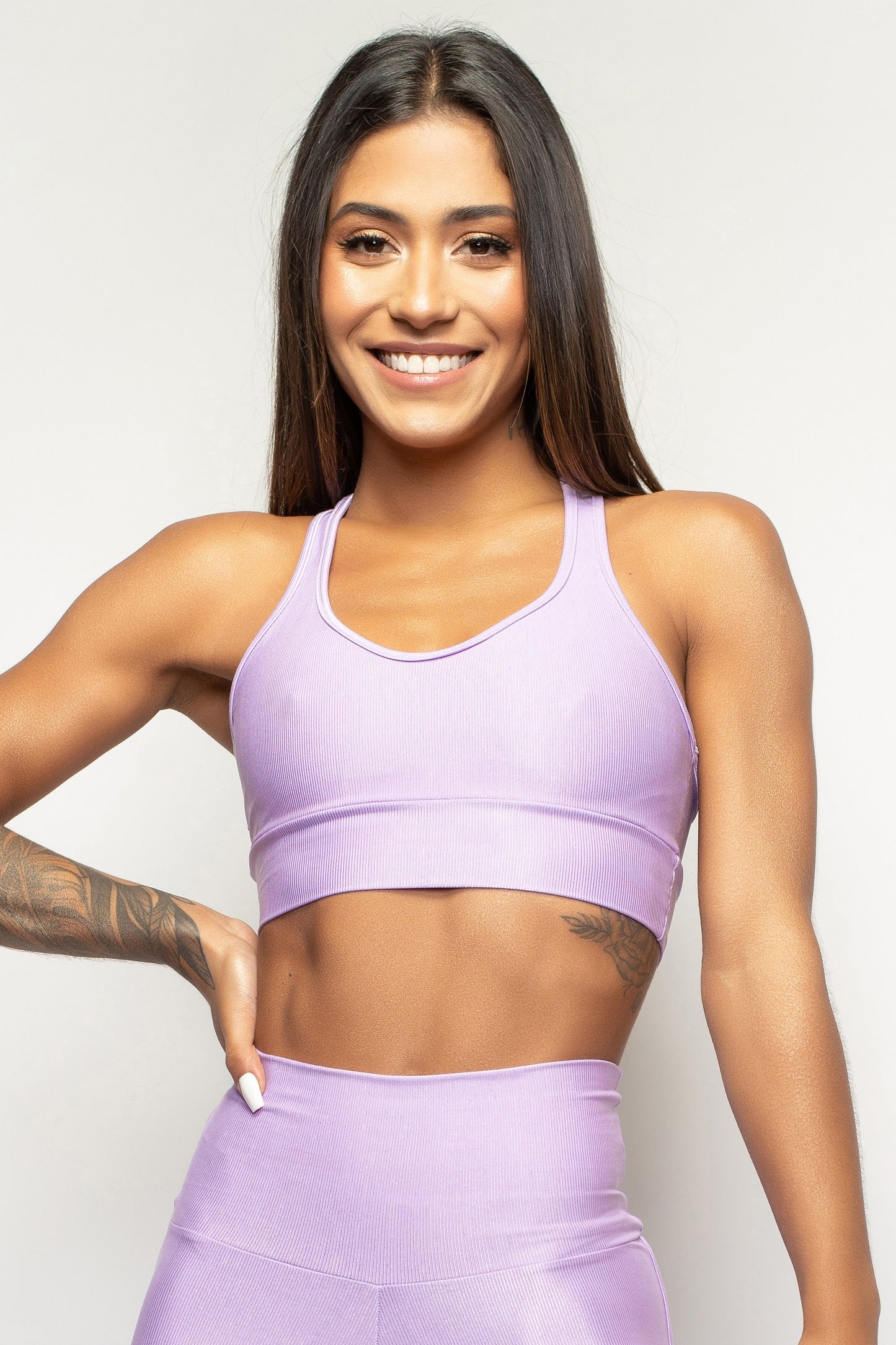 Top com Copa Removível Lilás - Essence