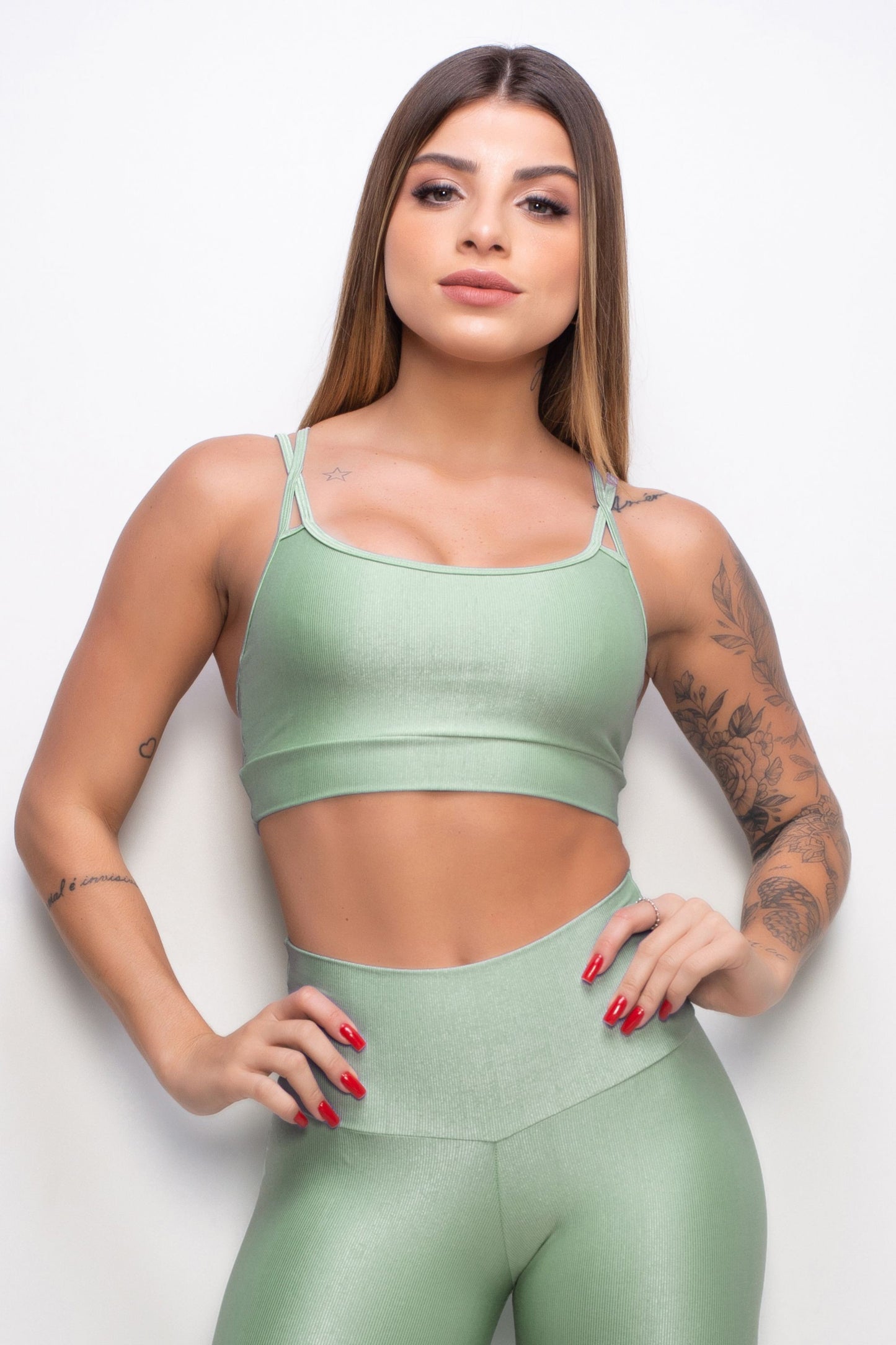 Top com Tiras Menta - Essence