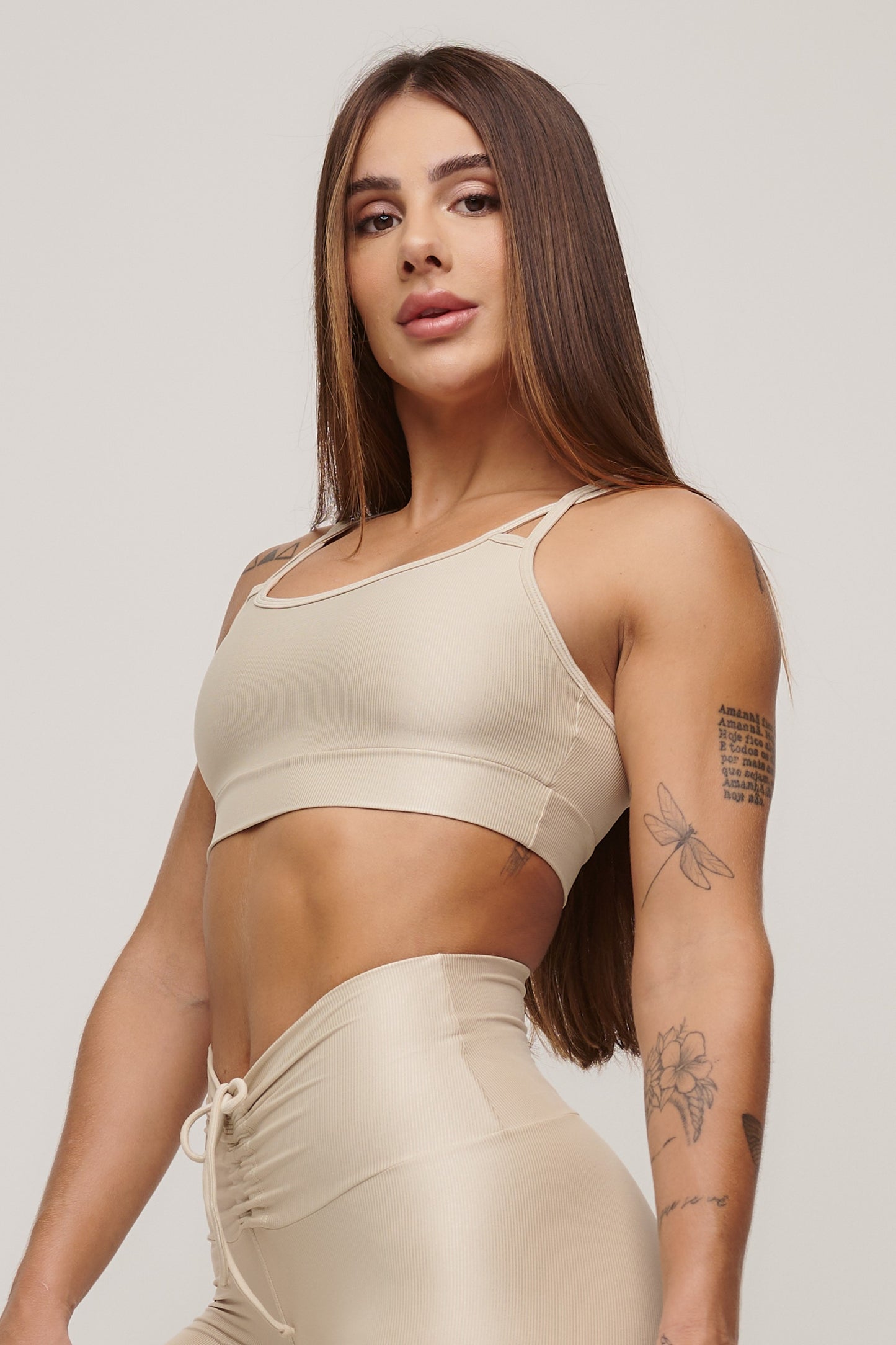 Top com Tiras Nude - Essence